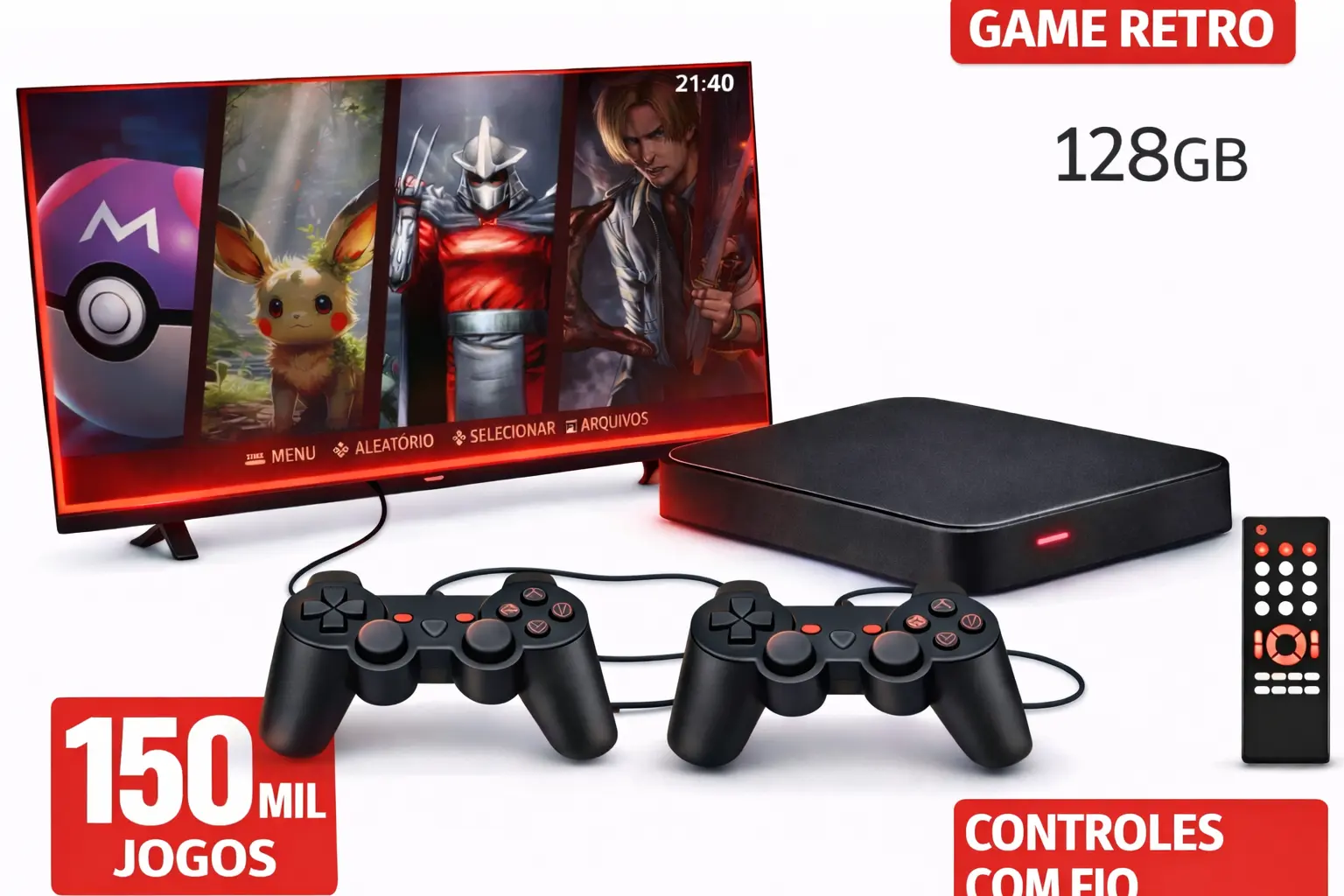 Video Game Retro Elite 4.8 – Sistema Atualizado – Modelo 2026
