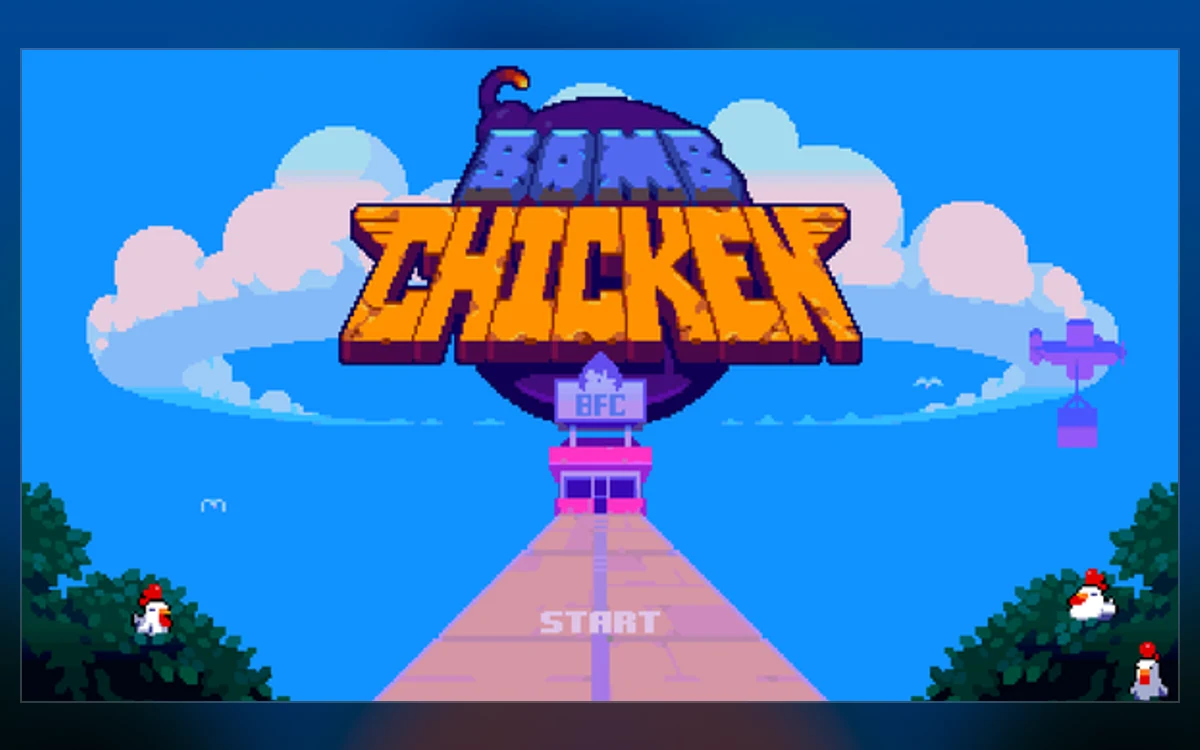 Bomb Chicken chega ao Retro Elite com bombas, áudio e fase completa