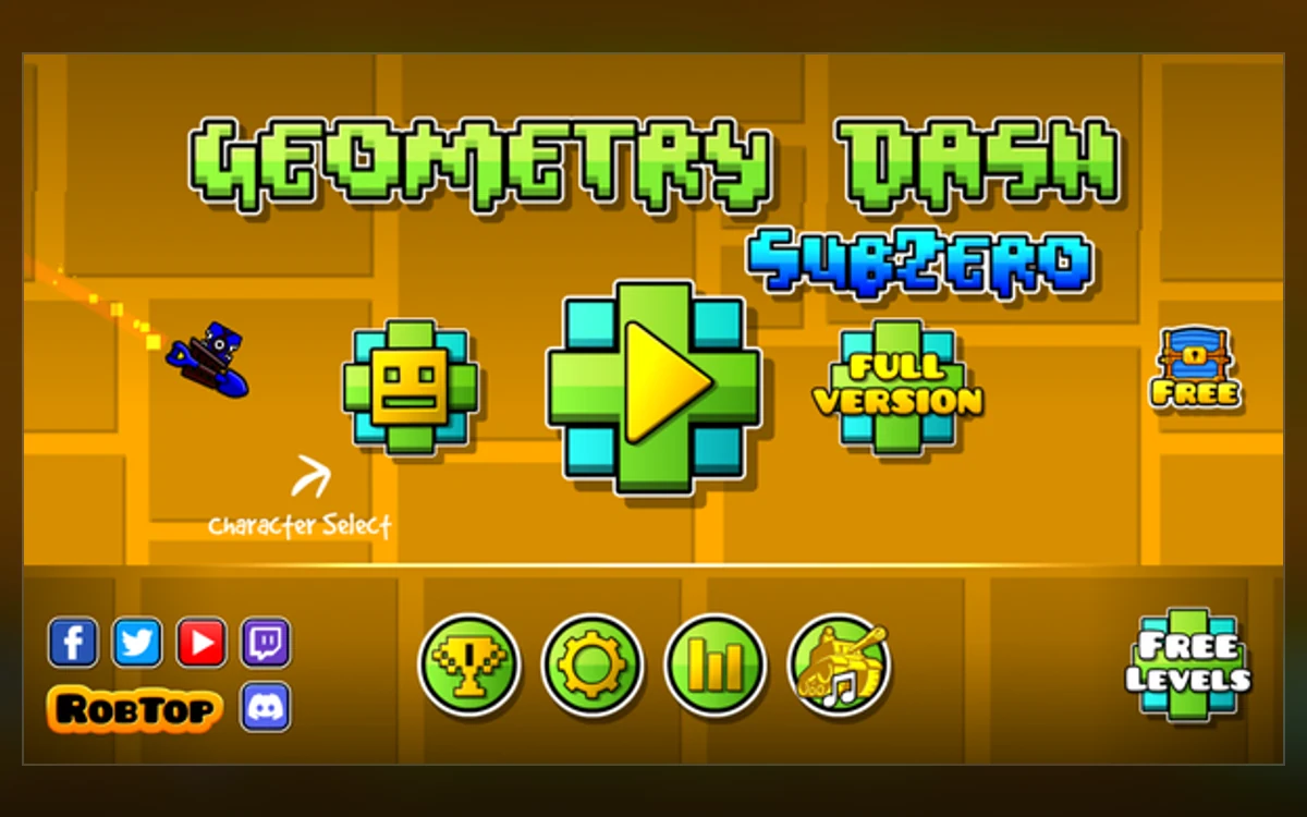 Geometry Dash SubZero chega ao Retro Elite com gameplay a 60 fps