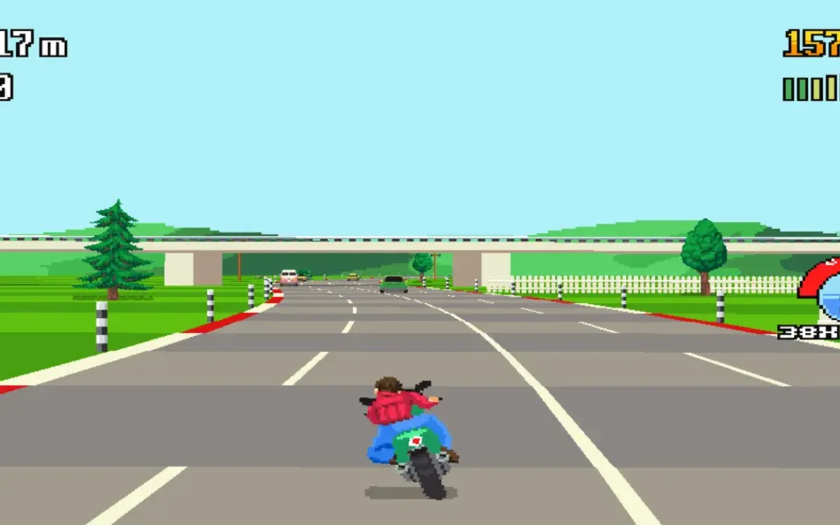 Retro Highway traz corrida arcade em pixel art ao Retro Elite