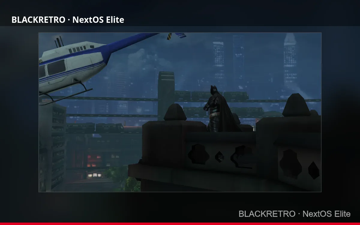 Batman: The Dark Knight Rises chega ao NextOS Elite — Gotham no controle