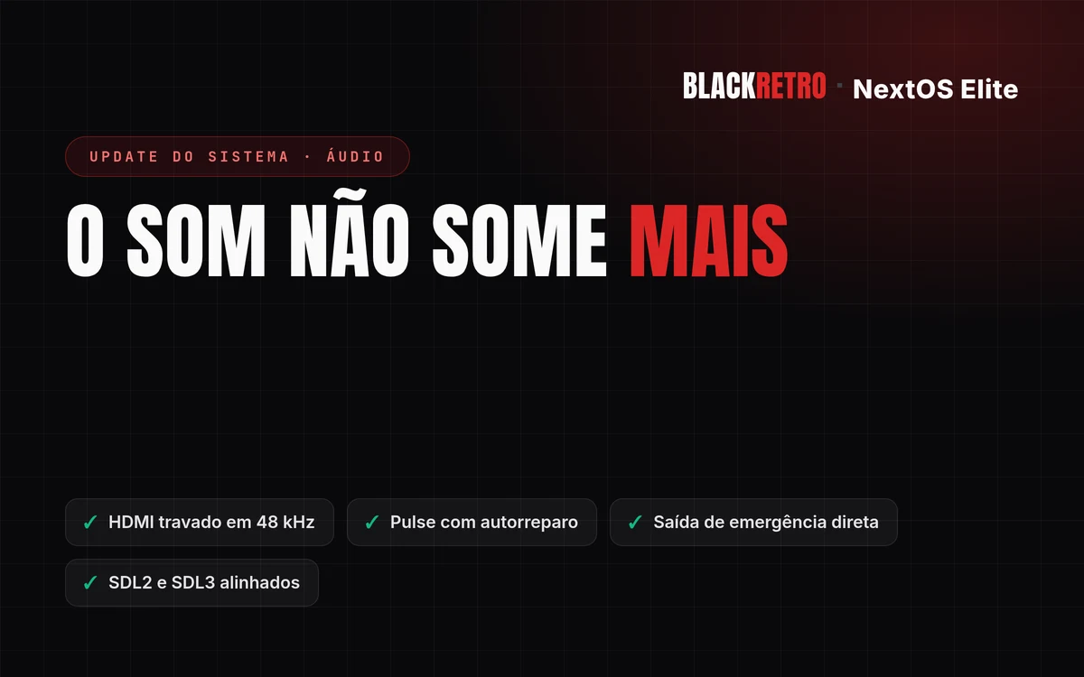 O som não some mais: áudio blindado de ponta a ponta