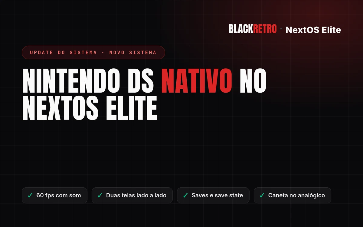 Nintendo DS nativo no NextOS Elite — 60 fps e som, sem emulador Android