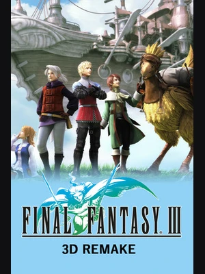 Capa de Final Fantasy Iii 3D