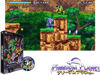 Freedom Planet rodando no Retro Elite