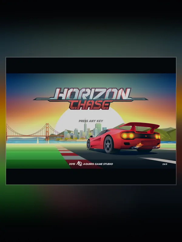 Horizon Chase rodando no Retro Elite
