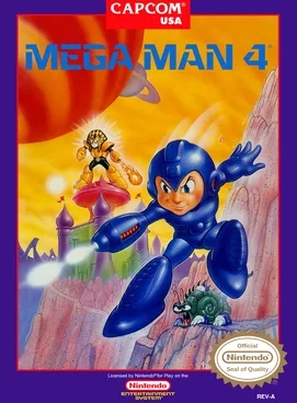 Mega Man 4 rodando no Retro Elite