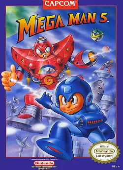 Mega Man 5 rodando no Retro Elite