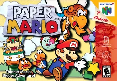 Paper Mario 64 rodando no Retro Elite