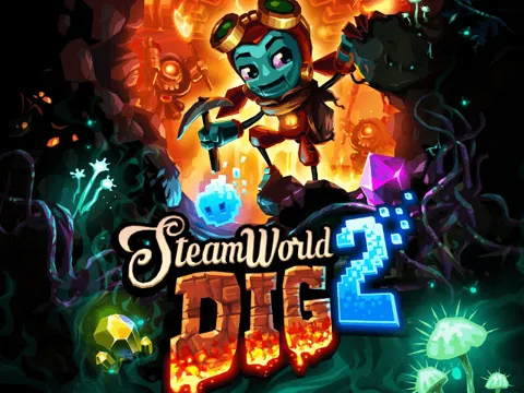 SteamWorld Dig 2 rodando no Retro Elite